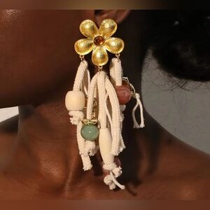 Statement drop earrings N870